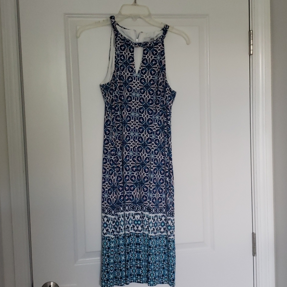Fun knee length vacation dress